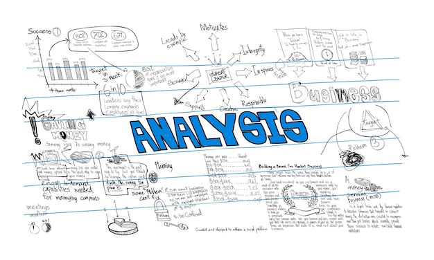 Illustratie van data-analyse