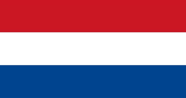 Illustratie van de Nederlandse vlag