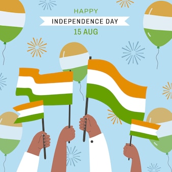 Illustratie van de onafhankelijkheidsdag van india