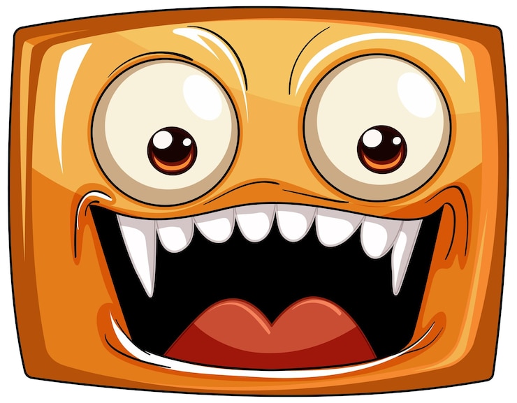 Gratis Vector illustratie van een vrolijk vierkant