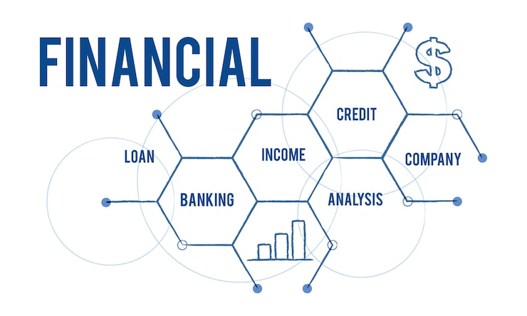 Gratis Vector illustratie van financieel concept
