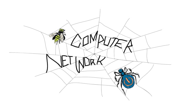 Illustratie van globaal netwerkconcept