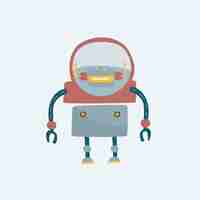 Gratis vector illustratie van grafische robotvector