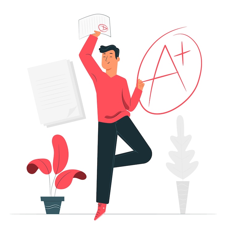 Gratis Vector illustratie van het concept van cijfers