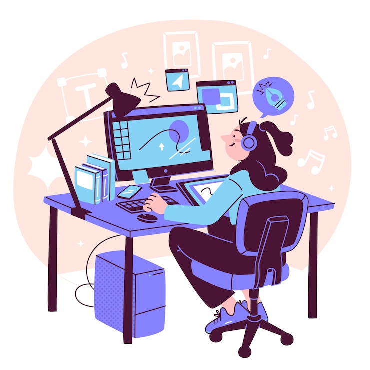 Gratis Vector illustratie van het ontwerpconcept