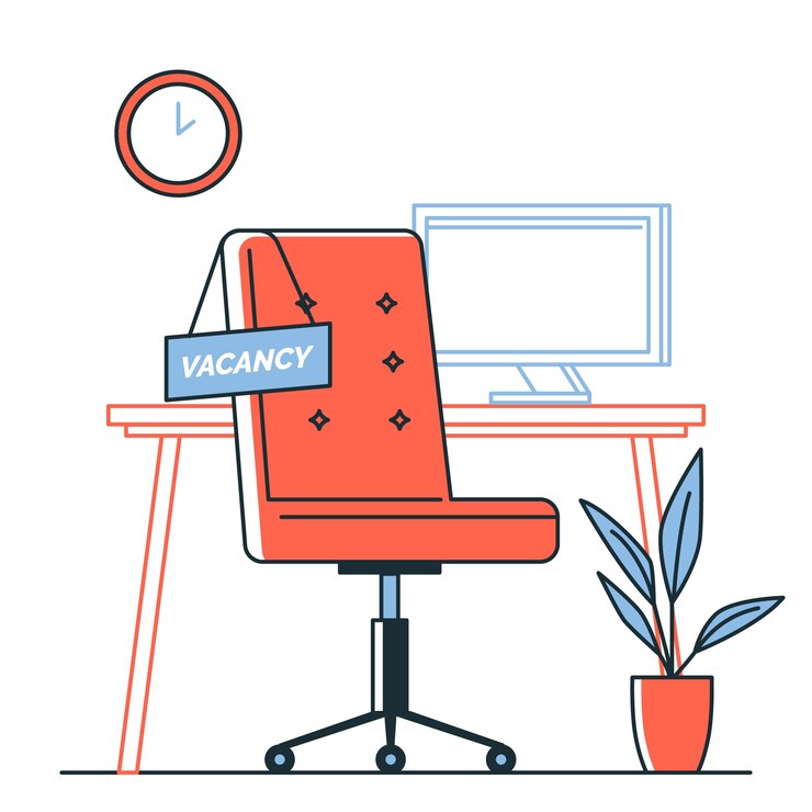 Gratis Vector illustratie van het vacature-concept