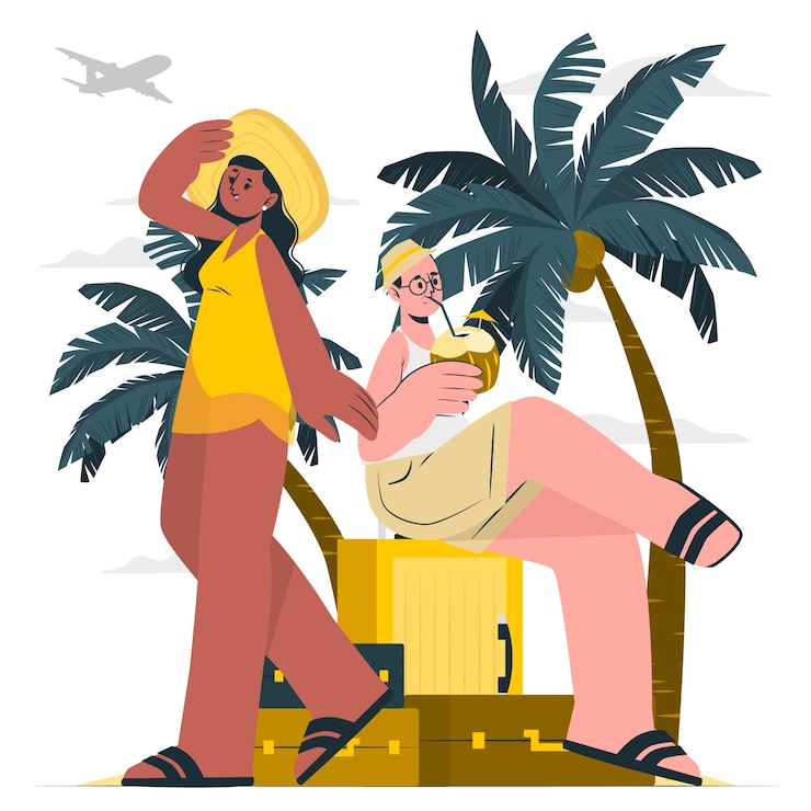 Gratis Vector illustratie van het vakantieconcept