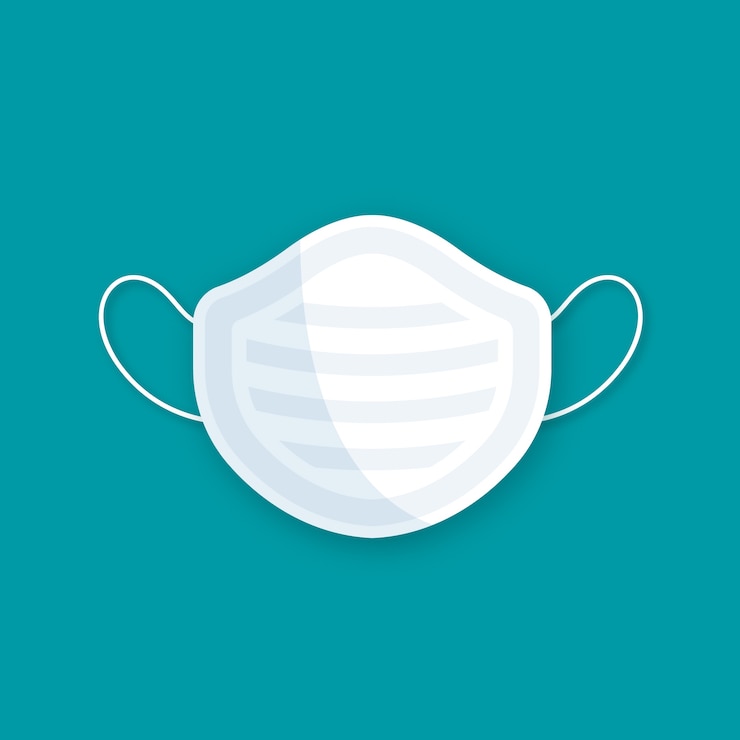 Gratis Vector illustratie van medische masker