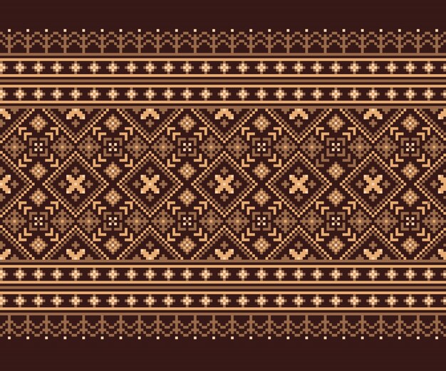 illustratie van Oekraïense folk naadloze patroon ornament