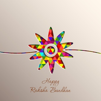 Illustratie van raksha bandhan met prachtige rakhi
