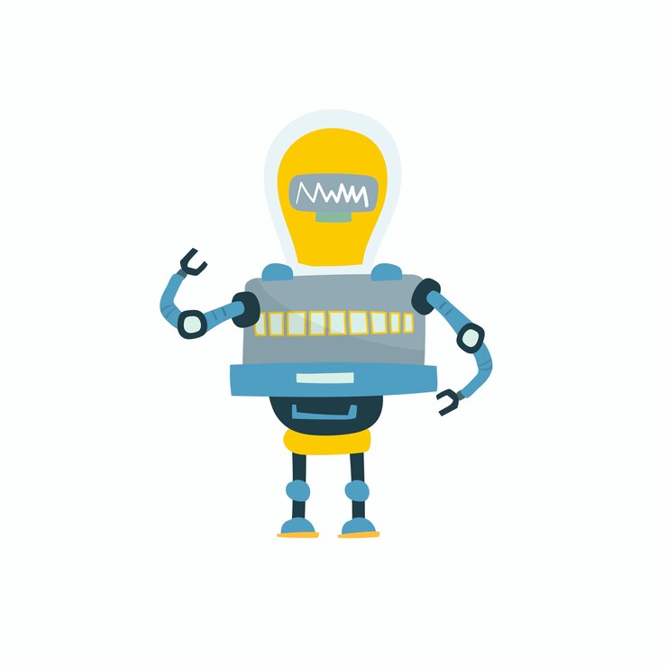 Gratis Vector illustratie van robotvectorgrafiek