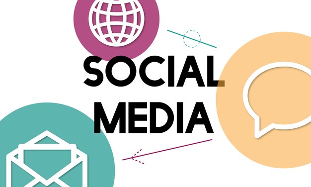 Illustratie van sociale media concept