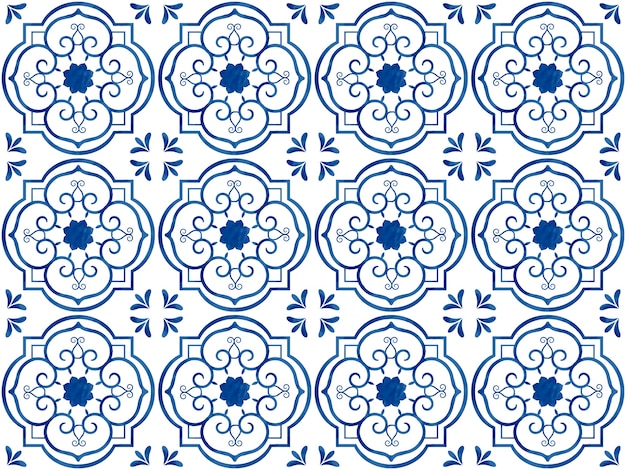 Illustratie van tegels geweven patroon