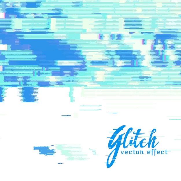Image glitch vector background