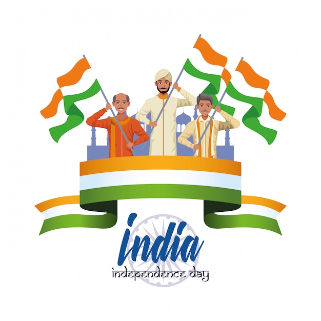 India Onafhankelijkheidsdag kaart