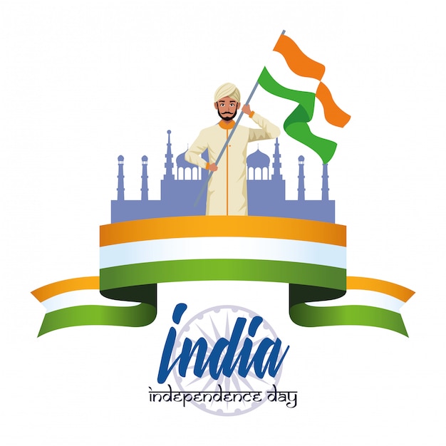 India Onafhankelijkheidsdag kaart