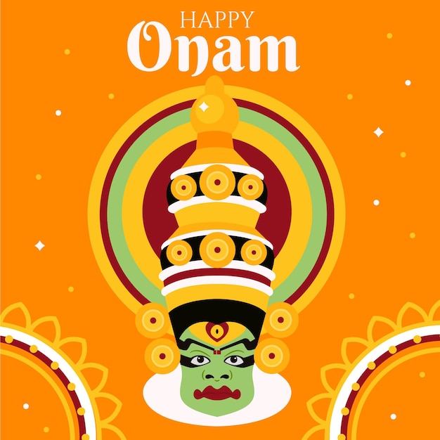 Indiase onam-illustratie