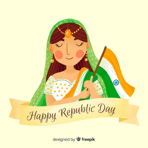 Gratis vector indische republiekdag