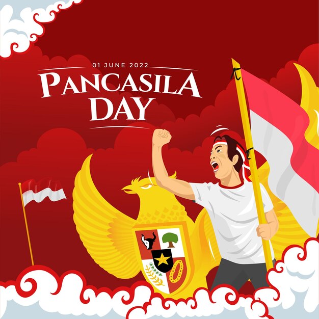 Indonesische Pancasila-dagviering Achtergrond