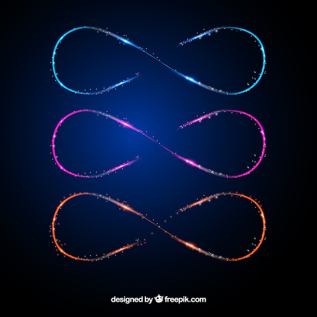 Gratis vector infinity lens flare-symbool