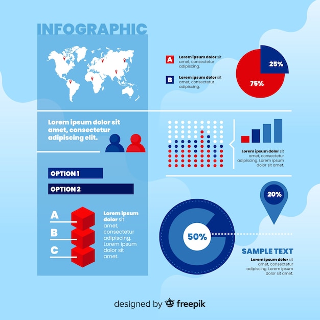 Infographic element collectie