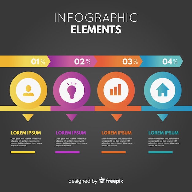 Infographic element collectie
