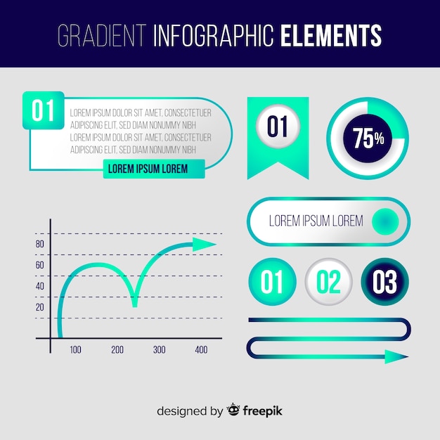 Infographic element collectie