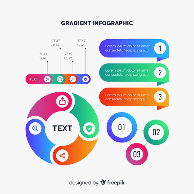 Infographic element collectie