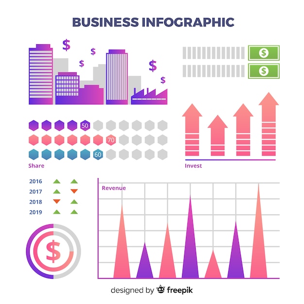 Infographic element collectie