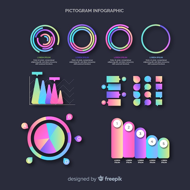 Infographic element collectie