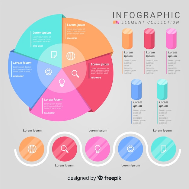 Infographic element collectie