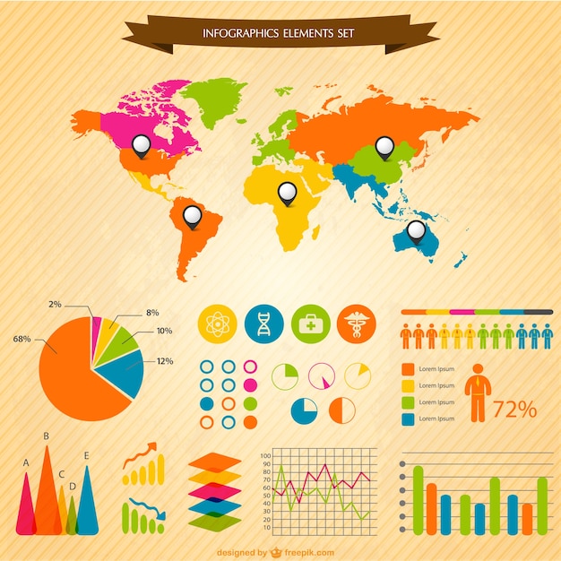 Infographic elementen ontwerp