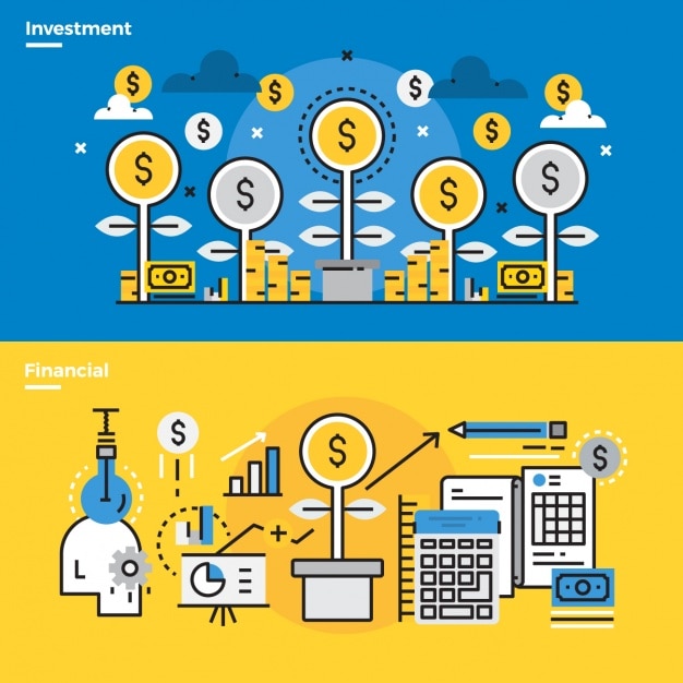 Gratis vector infographic elementen over business process