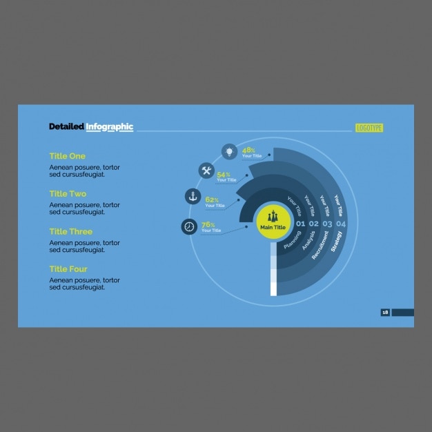 Gratis vector infographic sjabloon ontwerp