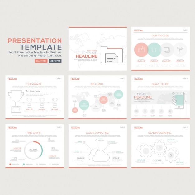 Infographic templates-collectie