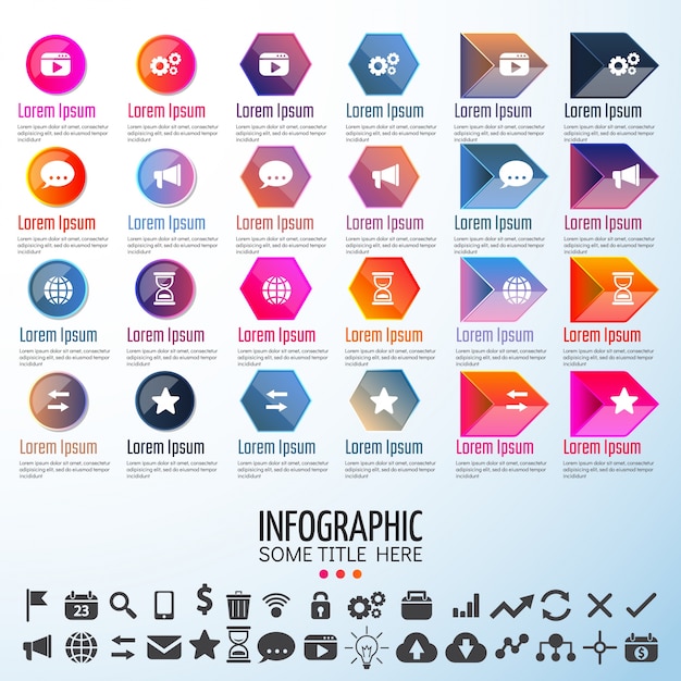 Infographics Ontwerp Sjabloon