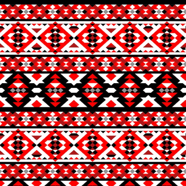 Gratis vector inheems amerikaans patroon met plat ontwerp