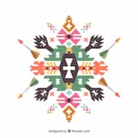 Gratis vector inheemse indische ornament