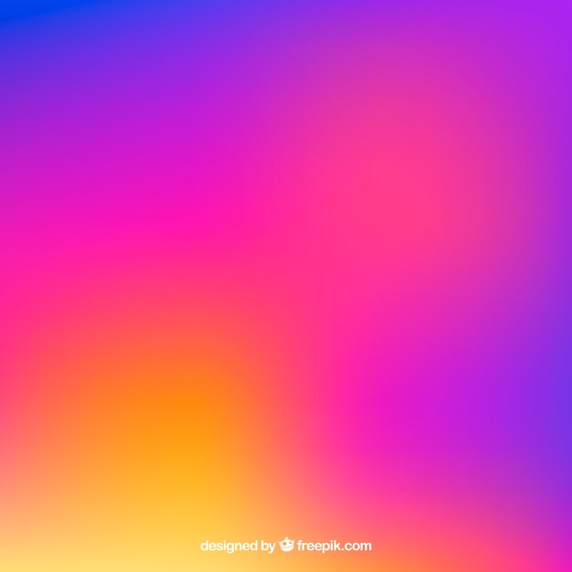 Instagramachtergrond in gradiëntkleuren