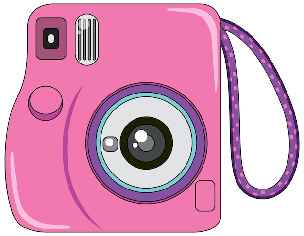 Instant camera in roze kleur