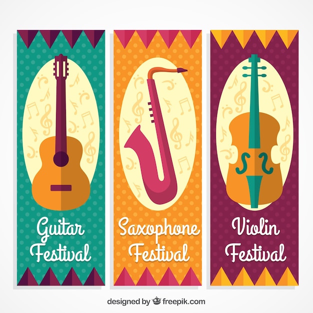 Instrument banners