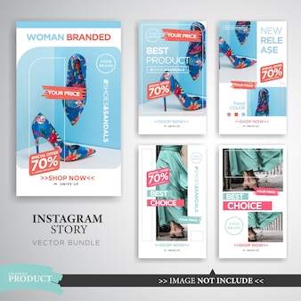 Interieur & mode product instagram verhaalsjabloon