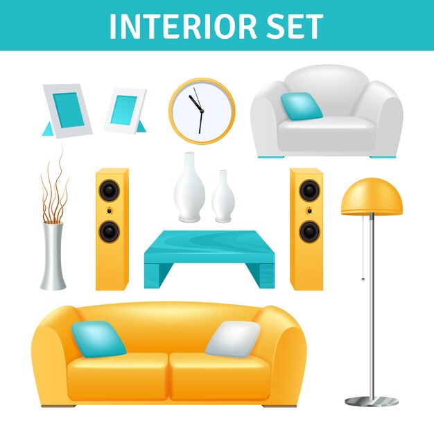 Interior design set