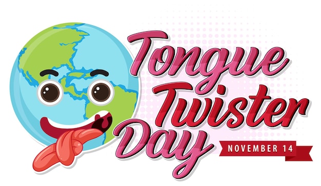 International tong twister dag logo ontwerp