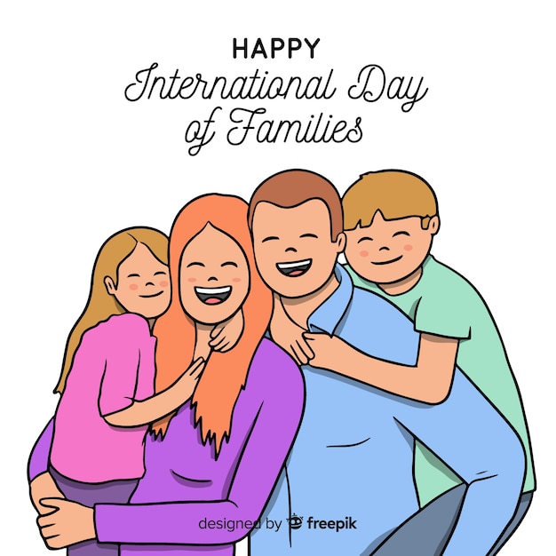 Internationale dag van familiesachtergrond
