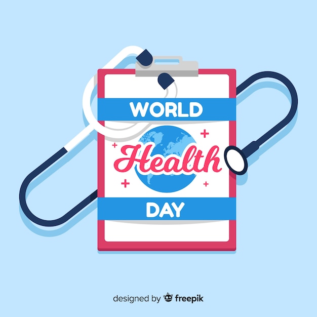 Gratis vector internationale gezondheidsdag achtergrond