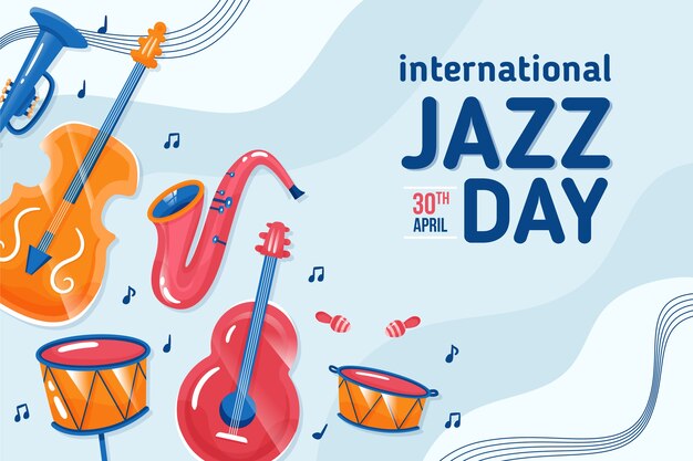 Internationale jazzdag in vlakke stijl