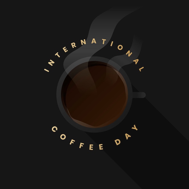 Gratis vector internationale koffiedag