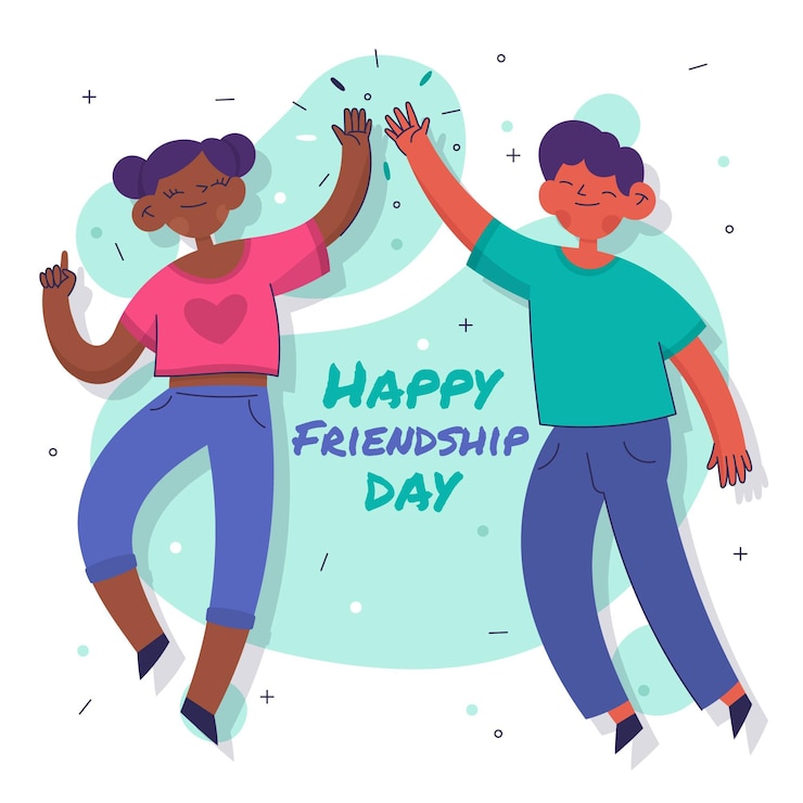 Gratis Vector internationale vriendschap dag illustratie