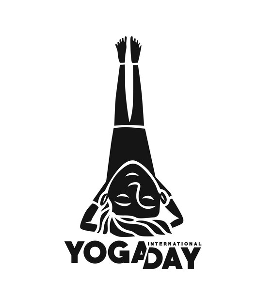 Internationale yogadag jonge man mediteert karakter vectorillustratie